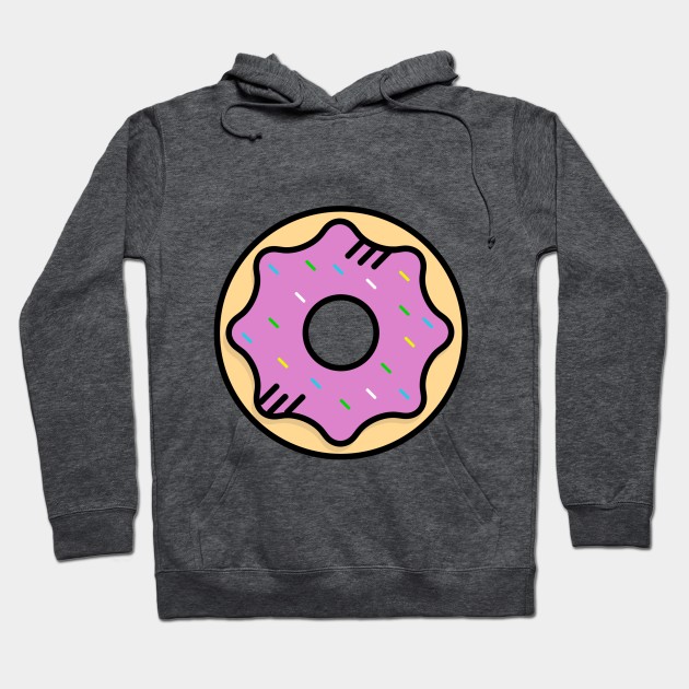 Cute Donut Pink - Icon Hoodie by Lionti_design